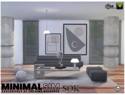 Minimalsim Sok living room