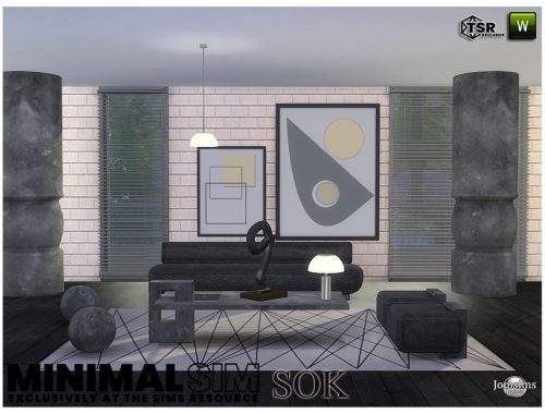 Minimalsim Sok living room