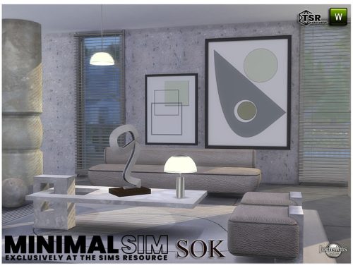 Minimalsim Sok living room