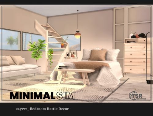 MinimalSim_Bedroom Hattie Decor
