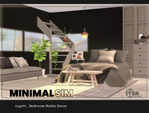 MinimalSim_Bedroom Hattie Decor