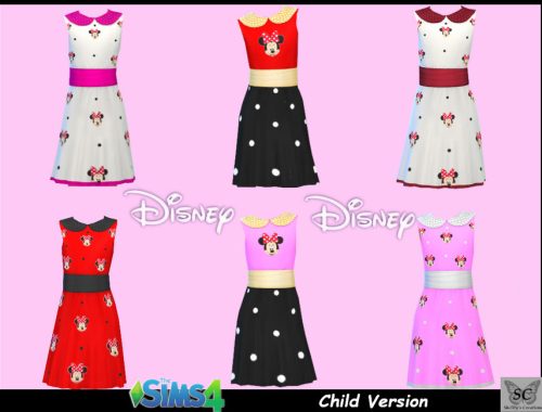 Minnie Mouse dress CHILD Version (Need seasons)