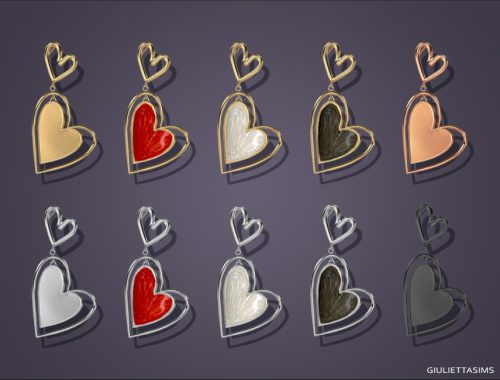Mirabella Heart Earrings