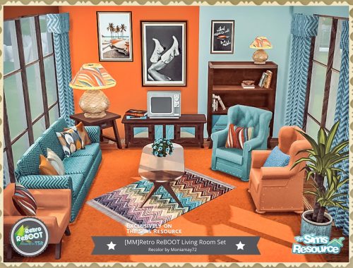 [MM]Retro ReBOOT Living Room Set