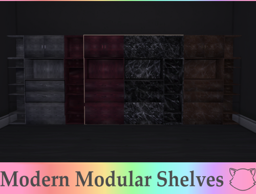Modern Modular Shelves