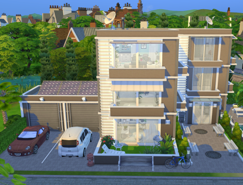 Modern 3 Flat Apartment House // no CC