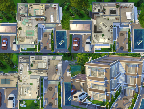 Modern 3 Flat Apartment House // no CC