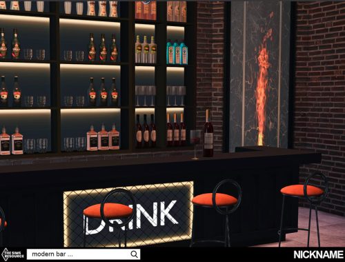 modern bar set
