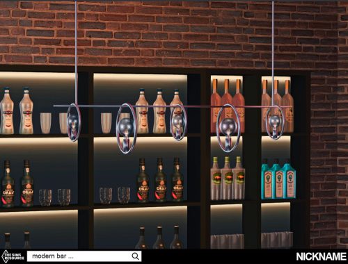modern bar set
