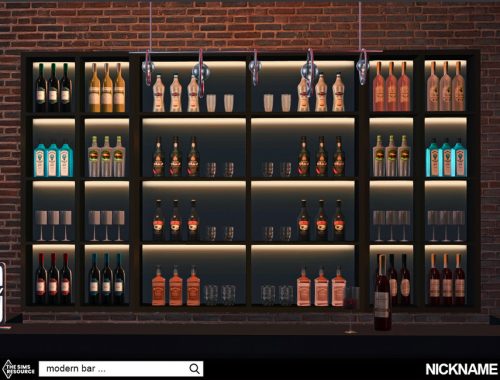 modern bar set