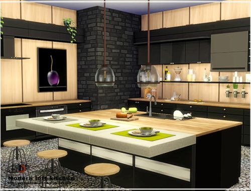 Modern loft kitchen