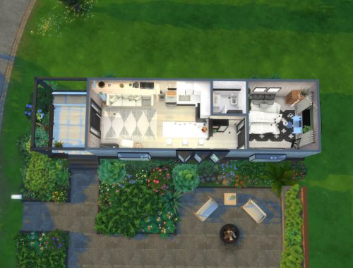 Modern Monochrome Tiny House (tier 2)