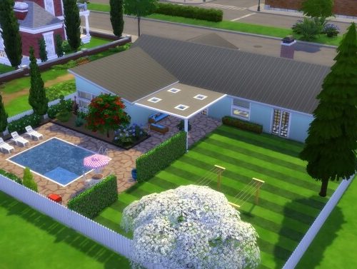 Modern Retro House by SimRedas