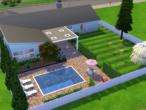 Modern Retro House by SimRedas