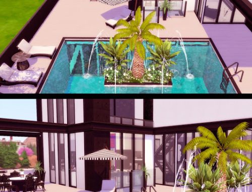 Modern Tumblr House at Lily Sims