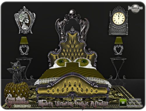 Modern victorian gothic  Afrodita bedroom