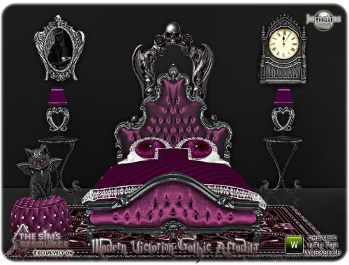 Modern victorian gothic  Afrodita bedroom
