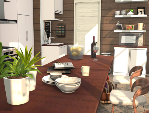 Modern Wood Kitchen // CC needed