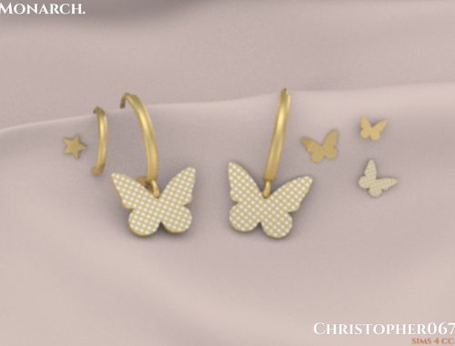 Monarch Earrings / Christopher067