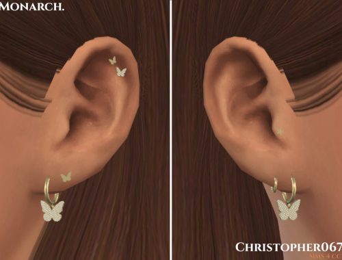 Monarch Earrings / Christopher067