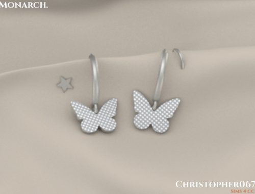 Monarch Earrings Male / Christopher067