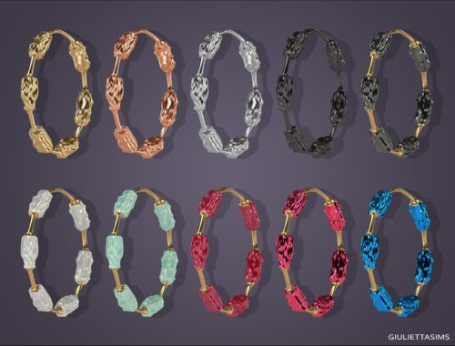 Morel Hoop Earrings
