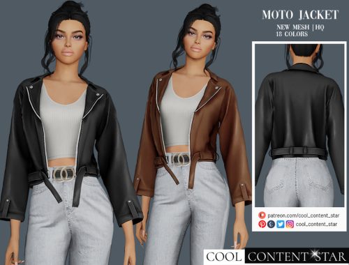 Moto Jacket with Top (patreon)