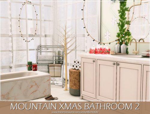 Mountain Xmas Bathroom 2