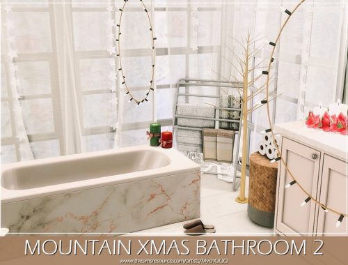 Mountain Xmas Bathroom 2