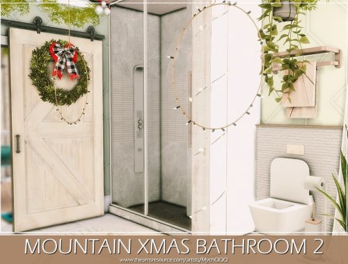 Mountain Xmas Bathroom 2