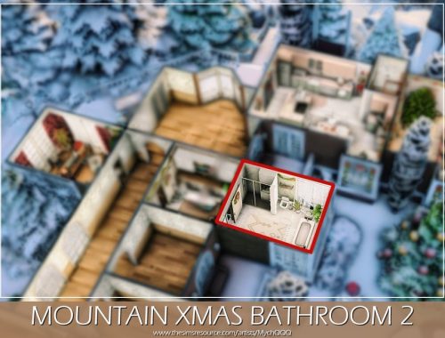 Mountain Xmas Bathroom 2