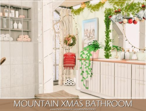 Mountain Xmas Bathroom