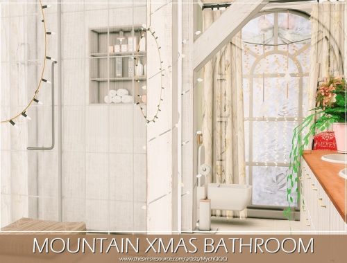 Mountain Xmas Bathroom