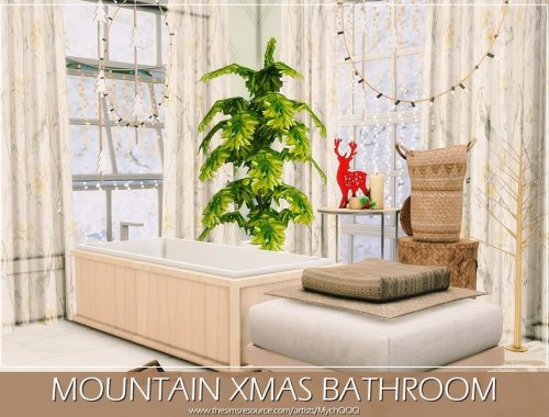 Mountain Xmas Bathroom