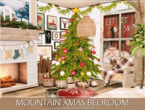 Mountain Xmas Bedroom