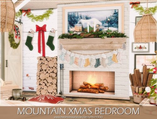 Mountain Xmas Bedroom