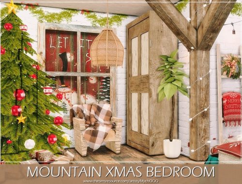 Mountain Xmas Bedroom