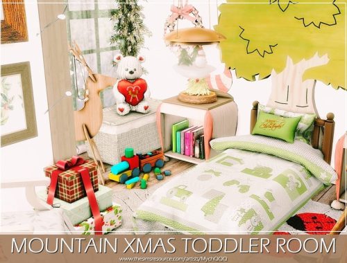 Mountain Xmas Toddler Room
