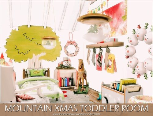 Mountain Xmas Toddler Room