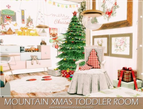 Mountain Xmas Toddler Room