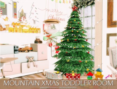 Mountain Xmas Toddler Room