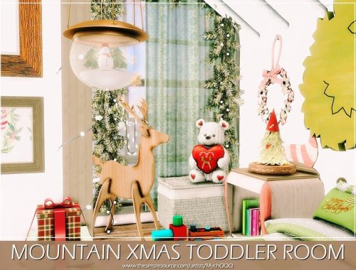 Mountain Xmas Toddler Room
