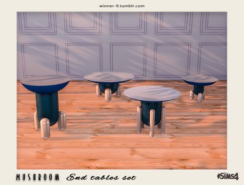 Mushroom End tables set