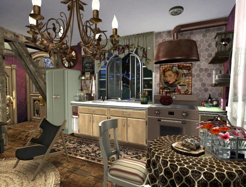 My Little Vardo - Living Area
