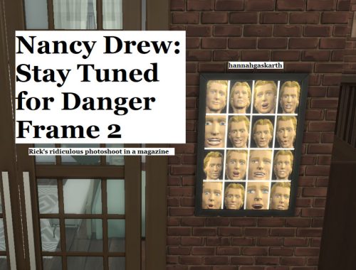Nancy Drew: Stay Tuned for Danger Frames [SET]