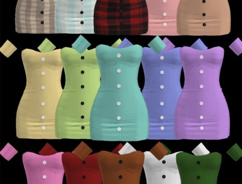 Nataly Dress at Clarity Sims