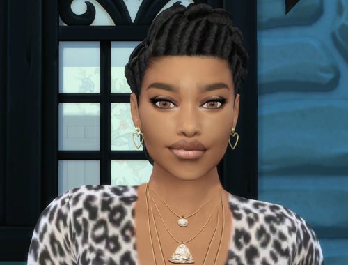 Natural Dread Twist Bun