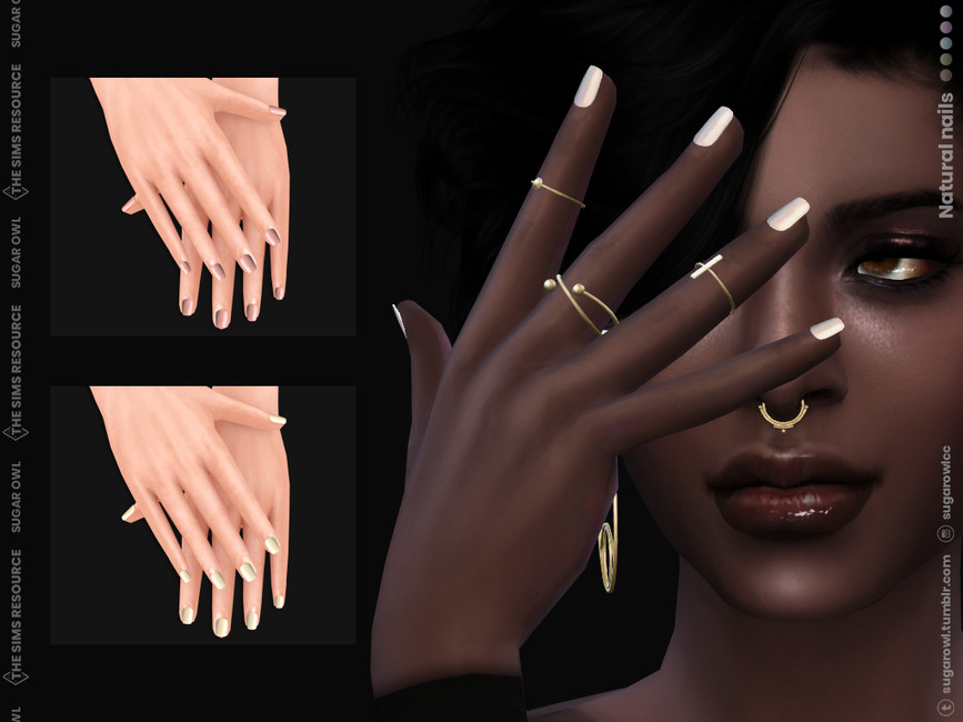 Natural nails - The Sims 4 Catalog