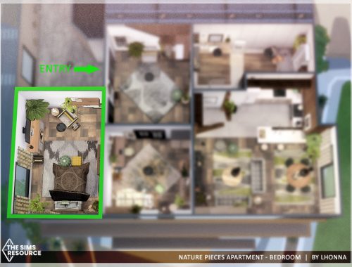 Nature Pieces - Bedroom /TSR CC Only/