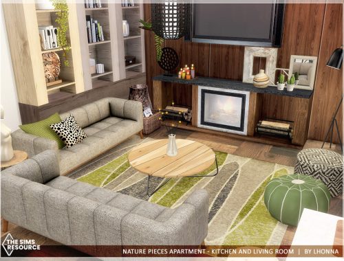 Nature Pieces - Kitchen and Living /TSR CC Only/